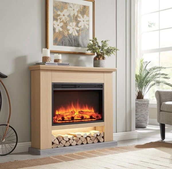 Cheminée électrique BALDERIA Archie 2000 W marron évident EF379A-MT379D-NO magasiner à bas prix