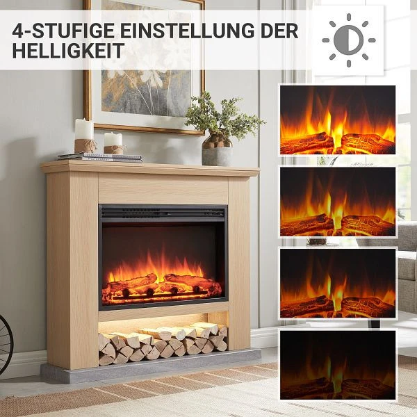 Cheminée électrique BALDERIA Archie 2000 W marron évident EF379A-MT379D-NO magasiner à bas prix