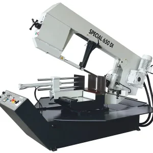 Machine à scie à ruban pour métaux ELMAG MACC exemple SPECIAL 650 DI avec rapidementsse de coupe en continu 23-95 m/min 78...