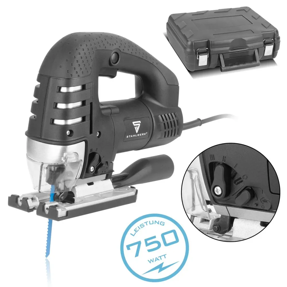 SAW STAHLWERK SAW JSB -750 ST avec 700 W, 600 - 2800 tr / min et 45 ° Angle d'inclinaison Saw électrique | Scies à pendule...