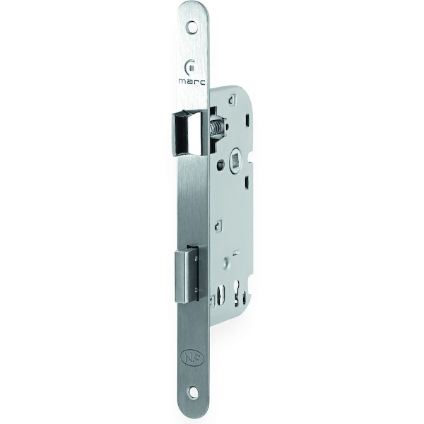 Ferrure d'angle Serrure à larder pour menuiserie bois série 7190 étroite - axe 40 mm -condamnation - noir - MARC