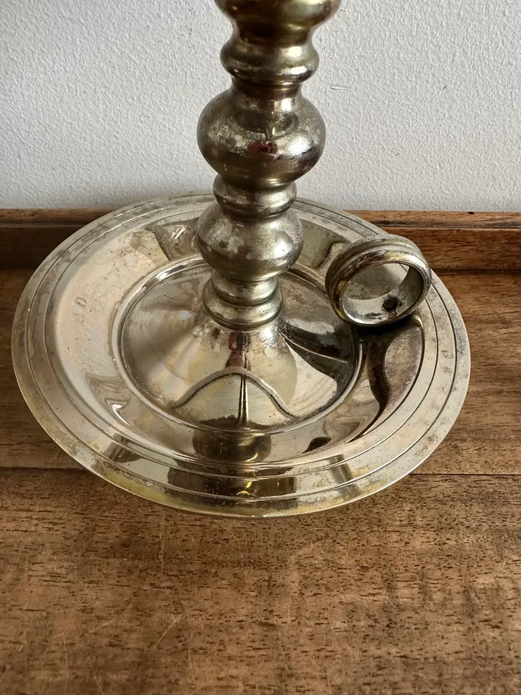 Éco-Énergétique Lampe socle rat de cave en métal et opaline