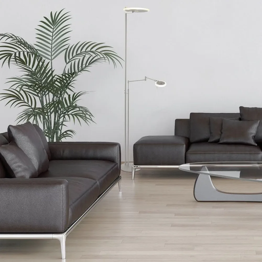 Lampe Sol Contemporain Acier | Yyla