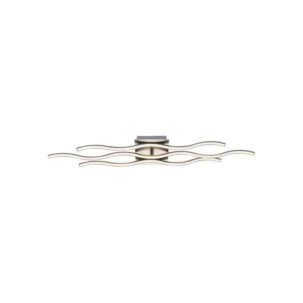Lindby plafonnier LED Safia, 99cm, à 3 lampes, aluminium (Certifié CE)