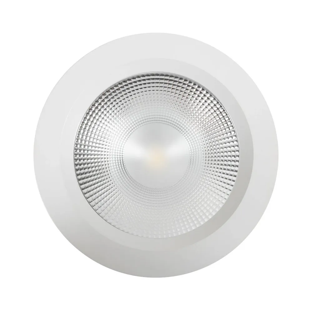 Luminaire encastré LED rond COB de 30W, découpe diamètre 200 mm