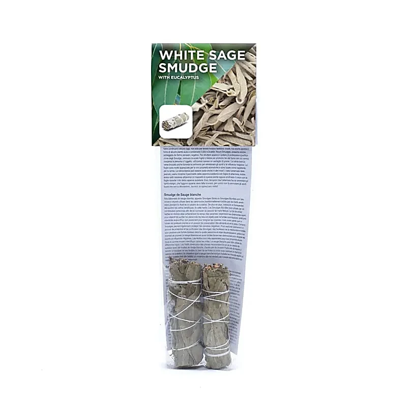 Haute Température Smudge Sauge blanche + Eucalyptus
