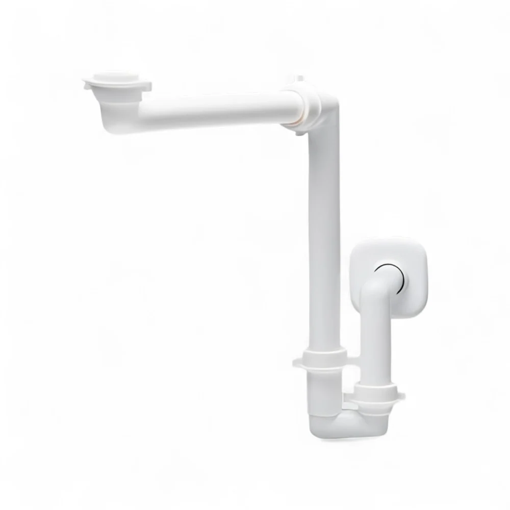 Professionnel Haute Qualité Sifone salvaspazio per lavabo polipropilene bianco