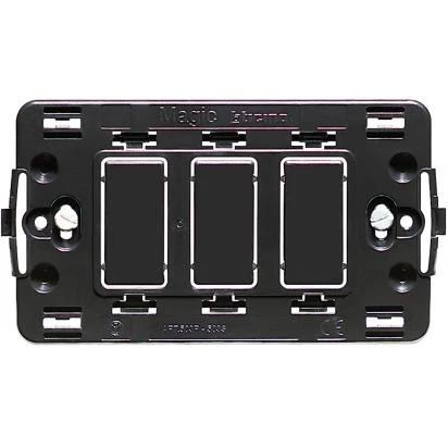 Coffret de communication SUPPORTO 3 POSTI PER SCATOLA 503E MAGIC BTICINO 503R