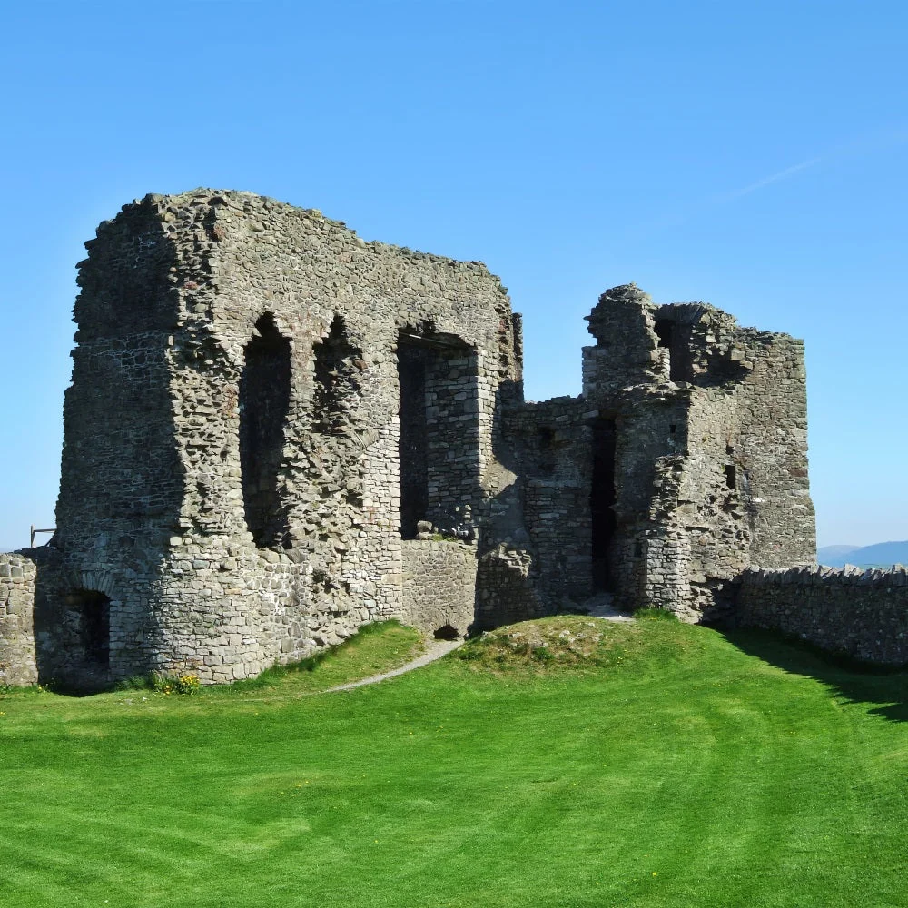 Manchon de liaison Toile de fond Architecture Ruines de Château Démodé Ciel BRP12-643