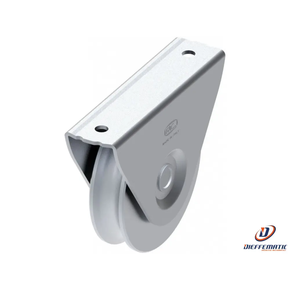 Ruota Inox D.75 Gola Tonda 16 Mm Supporto Esterno Fac 1101/16 Va1307.075.I Nuovo