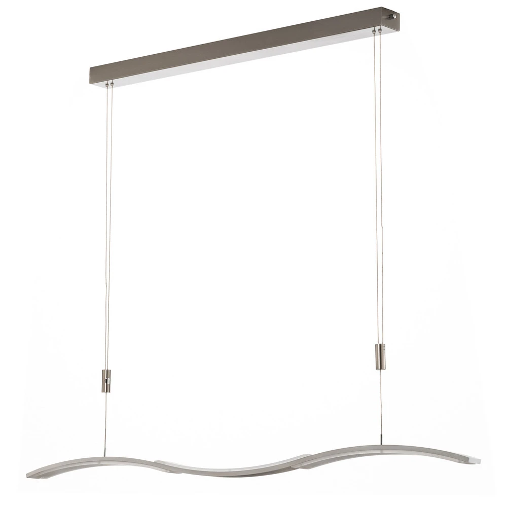BANKAMP Wave II suspension LED réglable en hauteur avec diffuseur opale