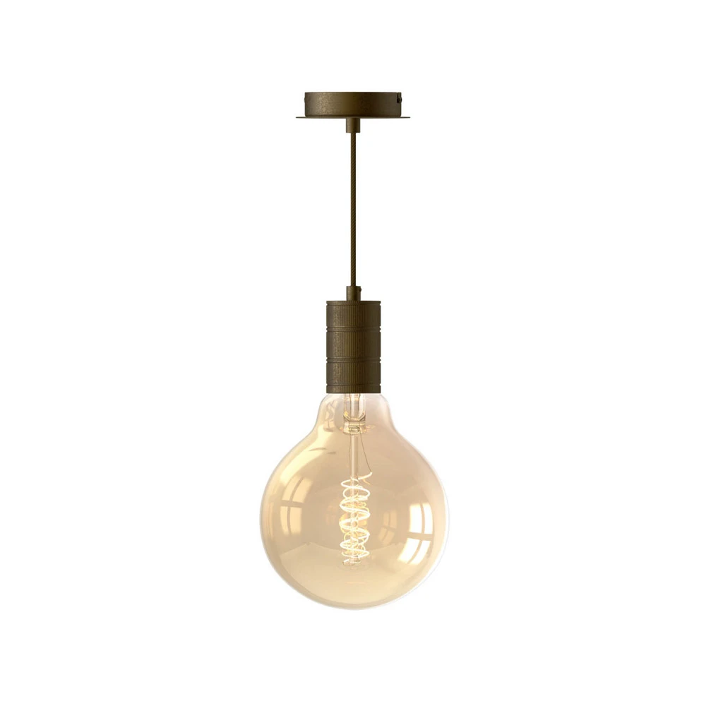Calex Retro suspension à 1 lampe, bronzé