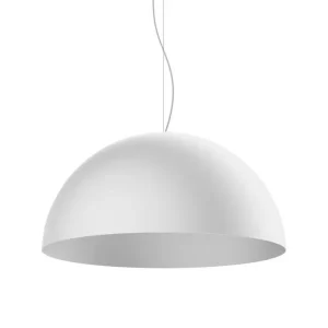 CASSIS Suspension, 1XE27, max 42W, métal, blanc mat, D60cm (Carré 30x30cm)