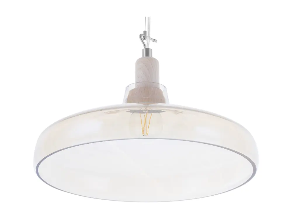 Éclairage LED Haute Luminosité Lampe suspension jaune doré ALIKOS