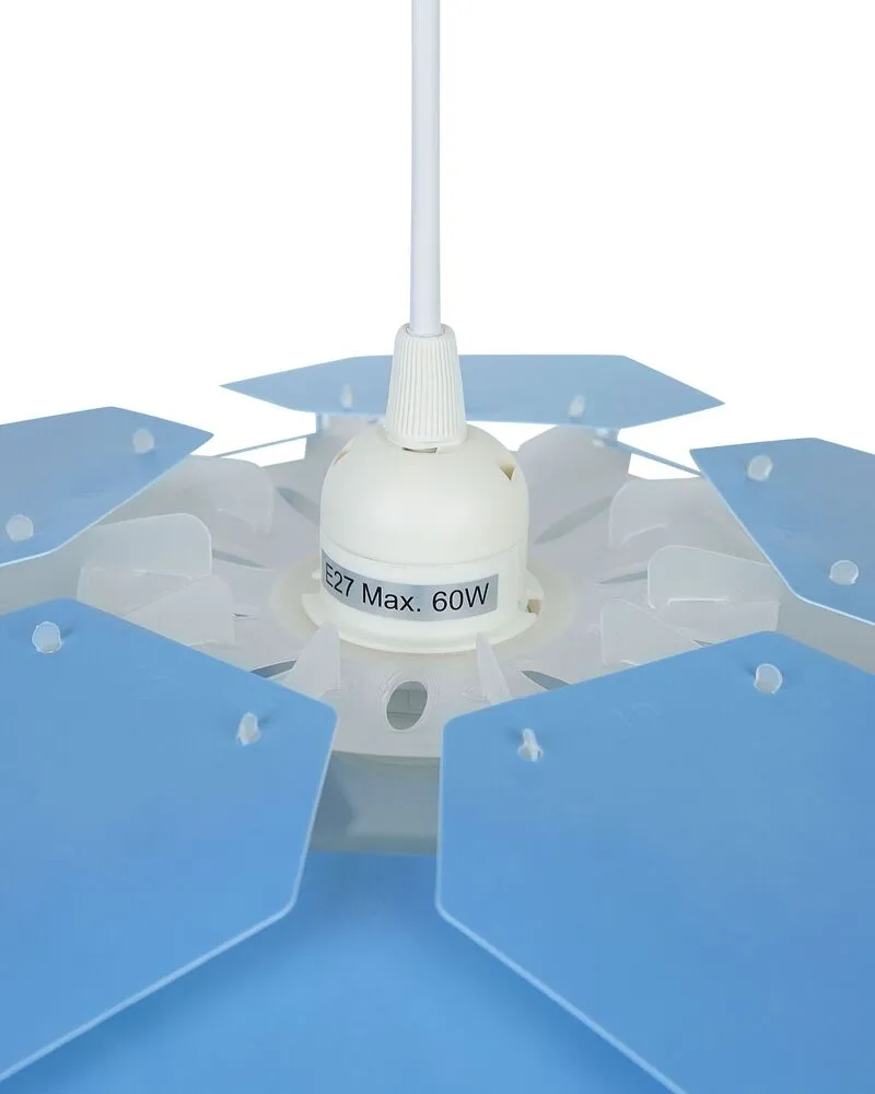 Éclairage LED Haute Luminosité Lampe suspension bleu léger abat-jour SEGRE
