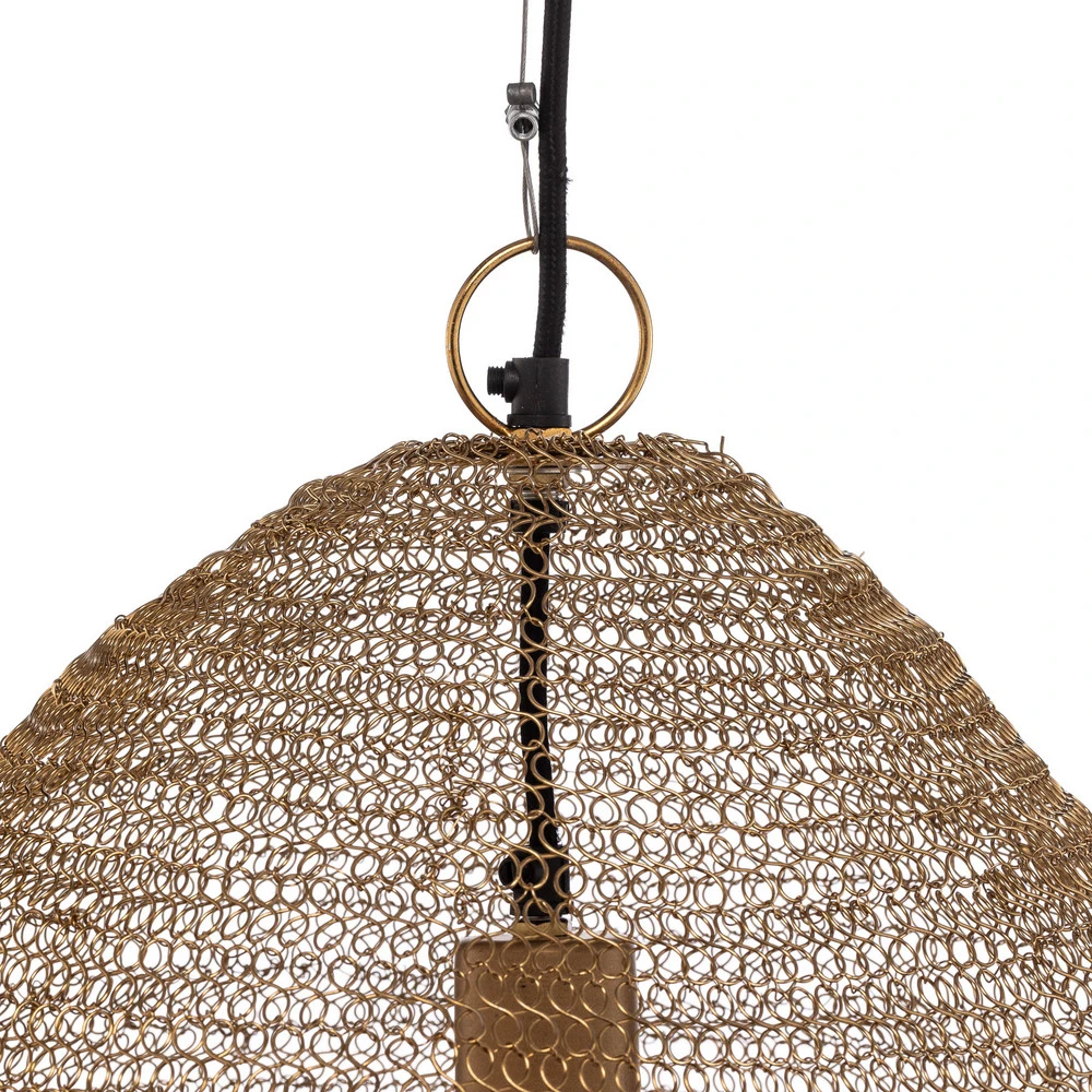 Éclairage LED Haute Luminosité Suspension Lindby Eldric, Ø 40 cm, doré, fer, E27