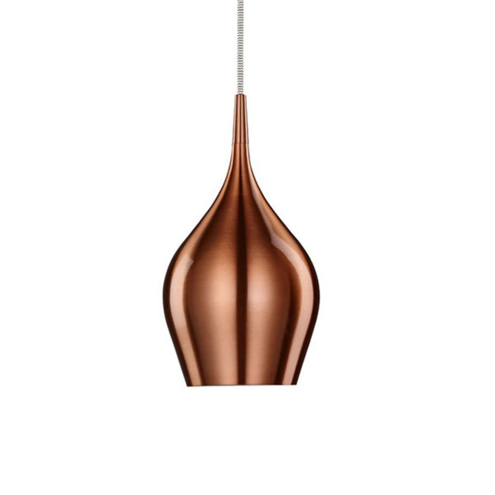 Éclairage LED Haute Luminosité Suspension Vibrant Ø 12 cm, rose métallique