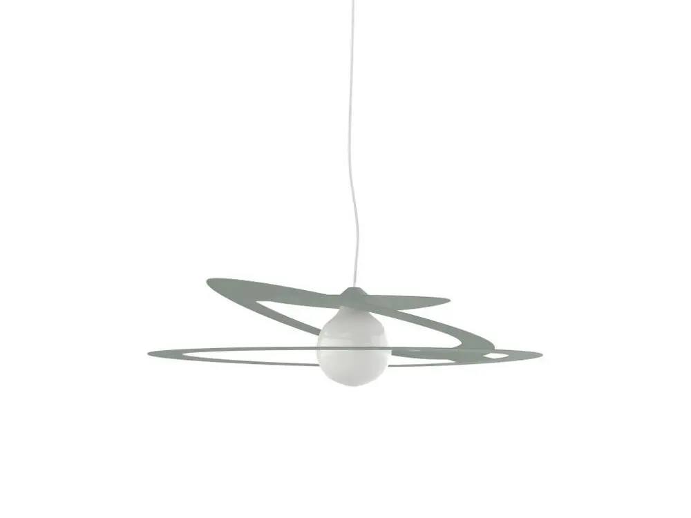 DILATE Suspension, 1X E27, max 42W, métal, rose, D.60cm pour plafonds suspendus