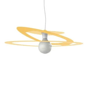 DILATE Suspension, 1X E27, max 42W, métal, blanc mat, D.60cm | 4000K | lumière neutre