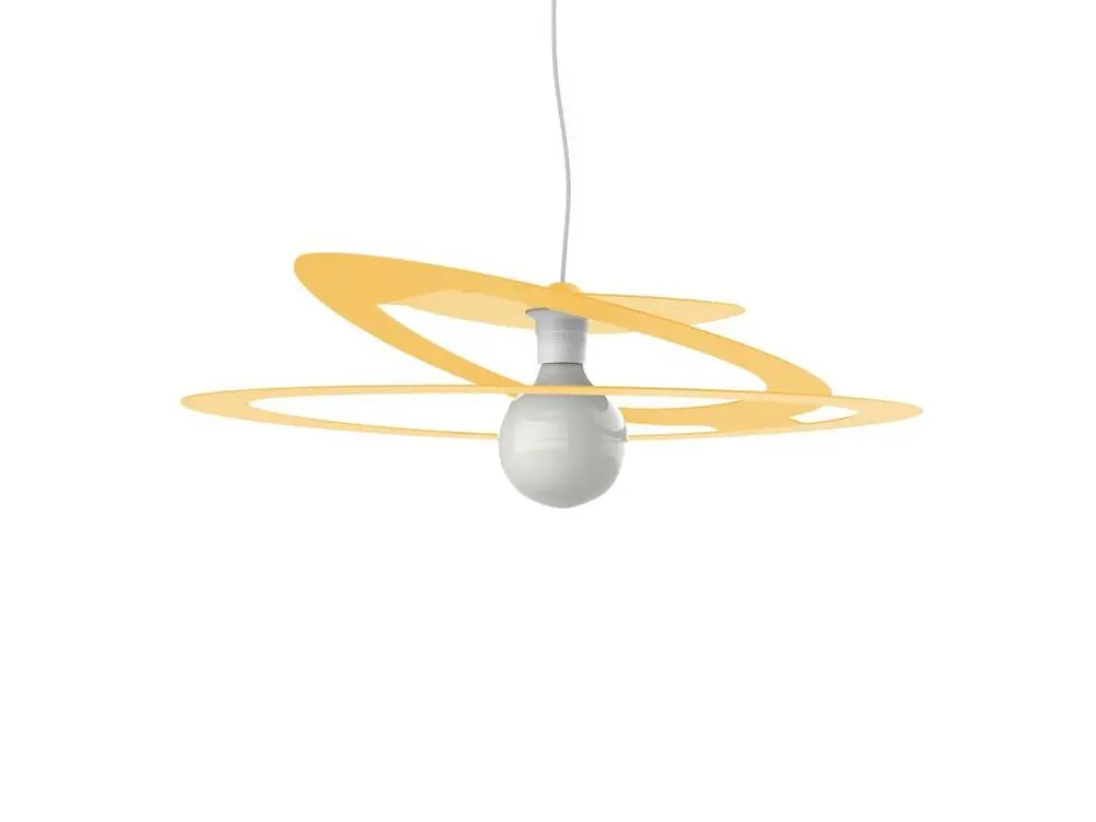 DILATE Suspension, 1X E27, max 42W, métal, blanc mat, D.60cm | 4000K | lumière neutre