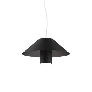FLORA Suspension, 1X GU10, max 42W, noir mat, D.25cm (Carré 30x30cm)