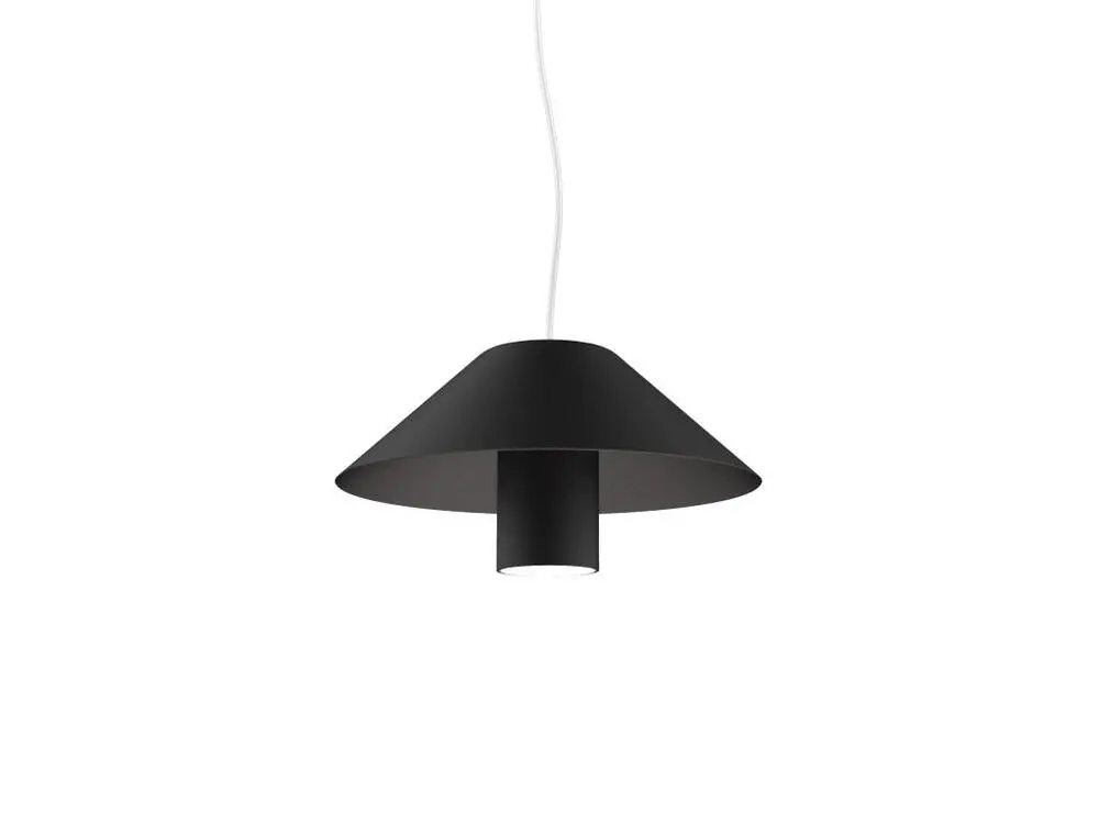FLORA Suspension, 1X GU10, max 42W, noir mat, D.25cm (Carré 30x30cm)