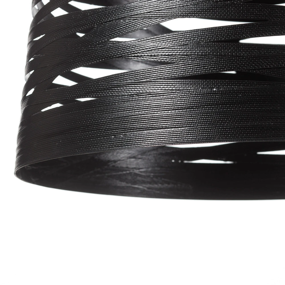 Foscarini Tress grande suspension LED, noir à fixation clip