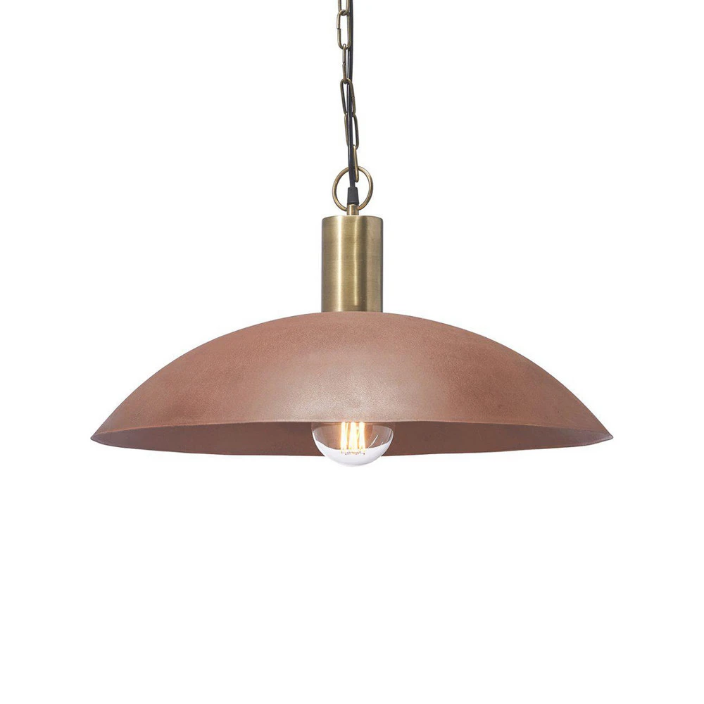 PR Home Suspension Alton, Ø 60 cm, couleur rouille, métal, E27 | 4000K | lumière neutre