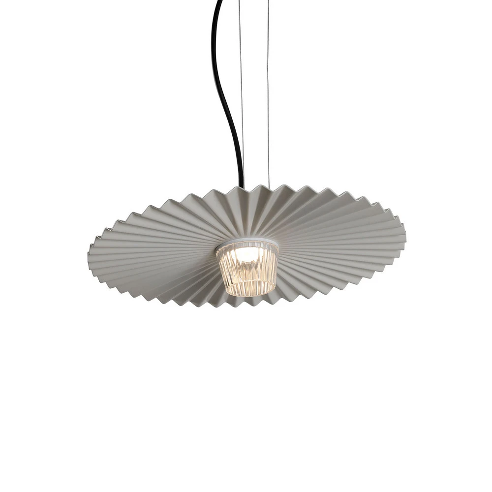 Karman Gonzaga suspension LED, Ø 42 cm, blanche Design minimaliste
