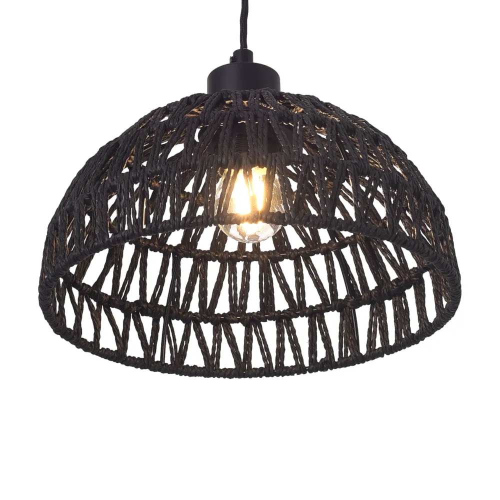 Lampe lampadaire suspension E27 noir 03_0010724 - Installation Facile