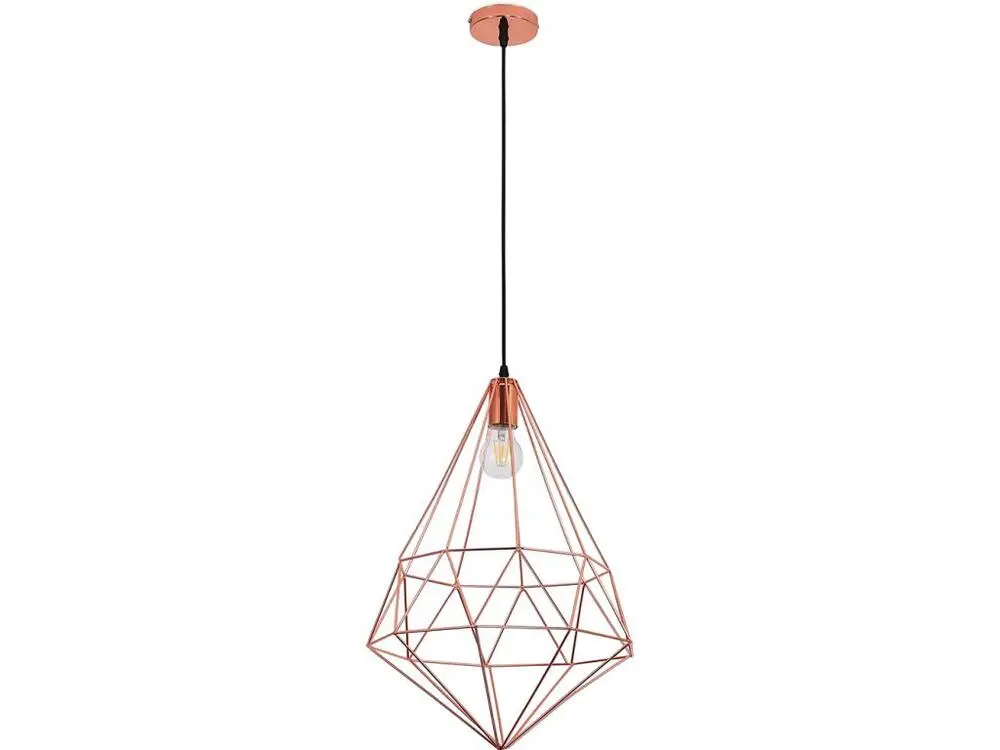 Lampe de plafond ancien - Lampe suspendue géométrique - Yak Rose Or