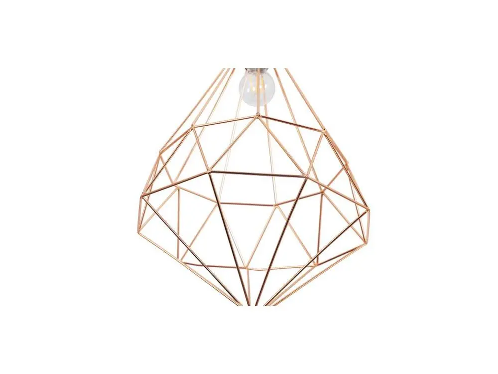 Lampe de plafond ancien - Lampe suspendue géométrique - Yak Rose Or