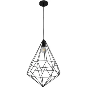 Lampe de plafond classique - Lampe suspendue géométrique - Yak Noir