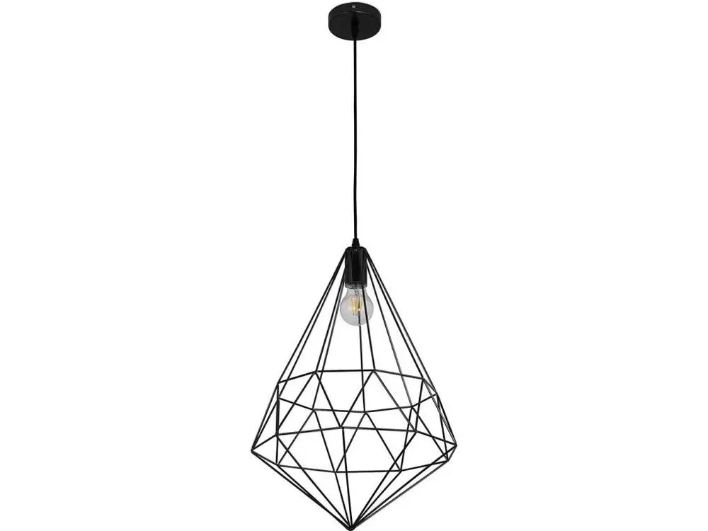 Lampe de plafond classique - Lampe suspendue géométrique - Yak Noir