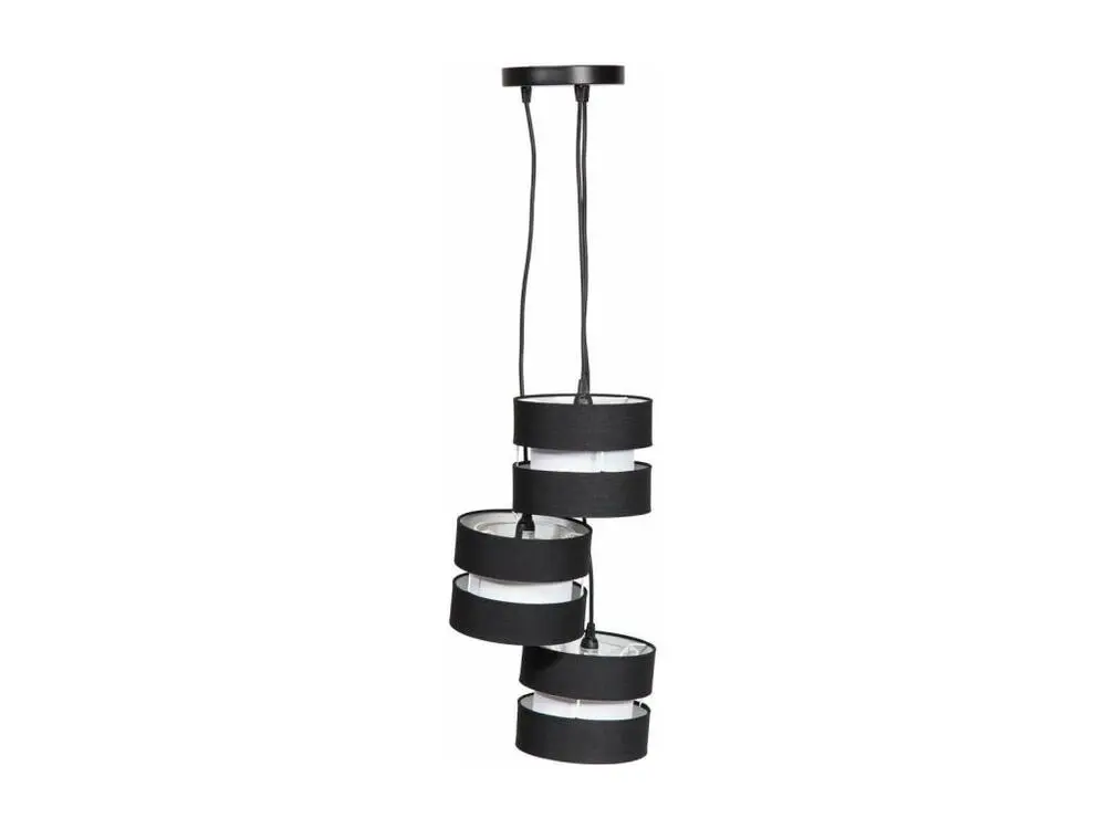 Lampe de plafond noire 36x33x100h | 4000K | lumière neutre