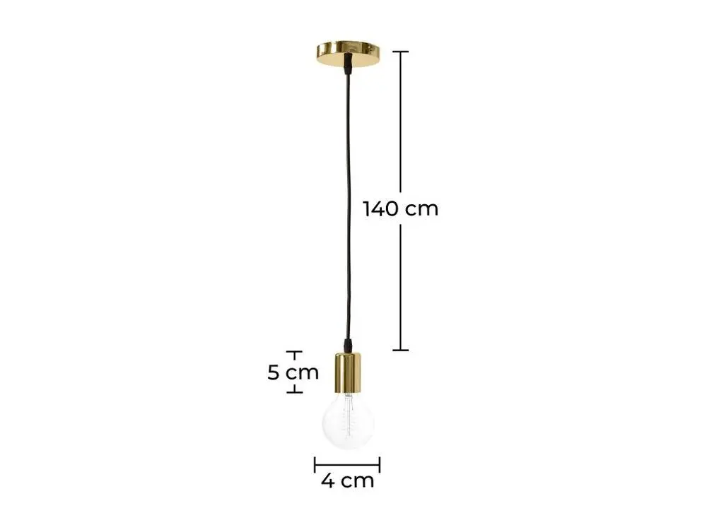 Lampe de plafond - Suspension design - Gunde Doré pour entrée et couloir