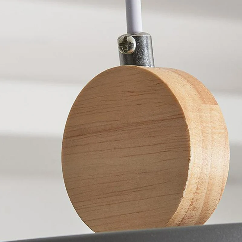 Lampe suspendue LED ronde en acrylique, simplicité, 3 têtes, pour salle à manger, plafonnier multiple, blanc Sans outil d'...
