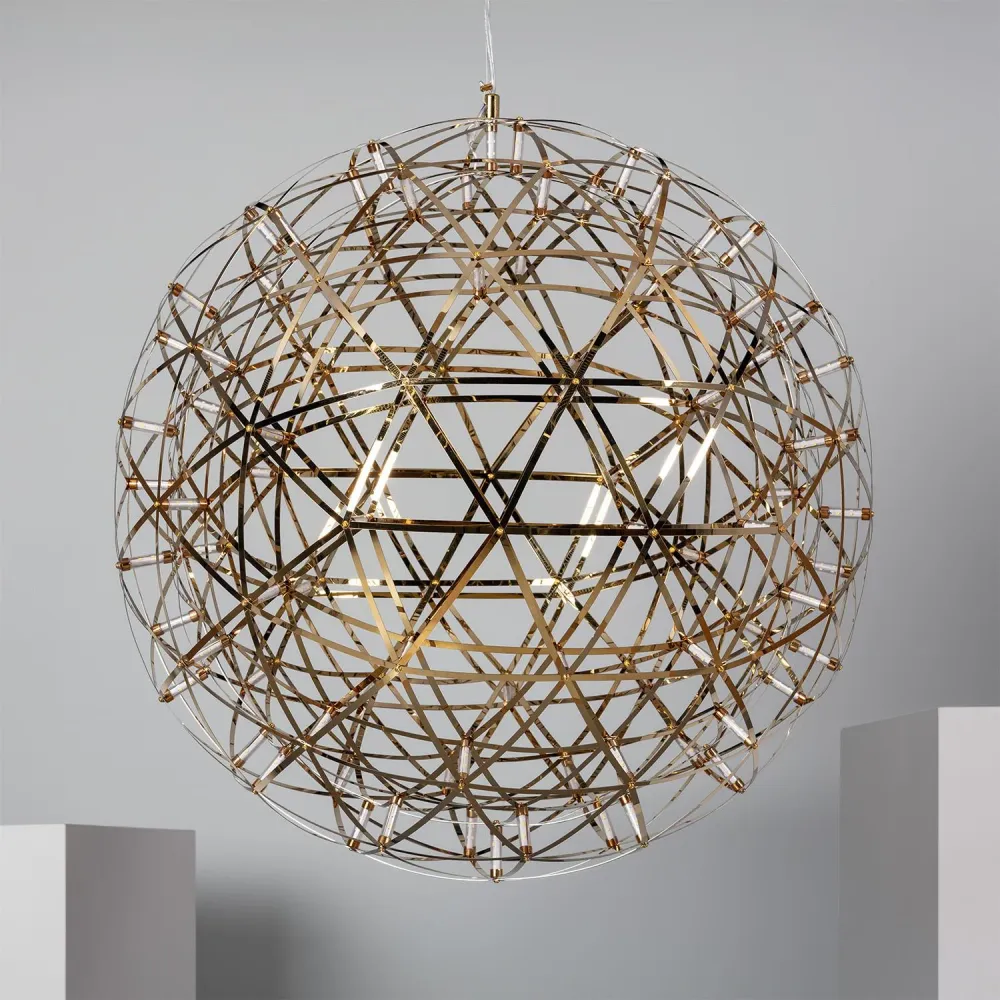 Lampe suspendue en métal avec LED, modèle Gloria 37 watts (Carré 30x30cm)