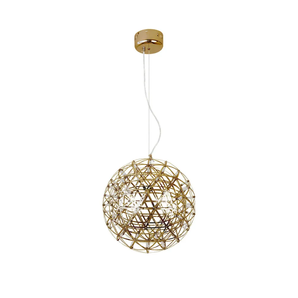Lampe suspendue en métal avec LED, modèle Gloria 37 watts (Carré 30x30cm)