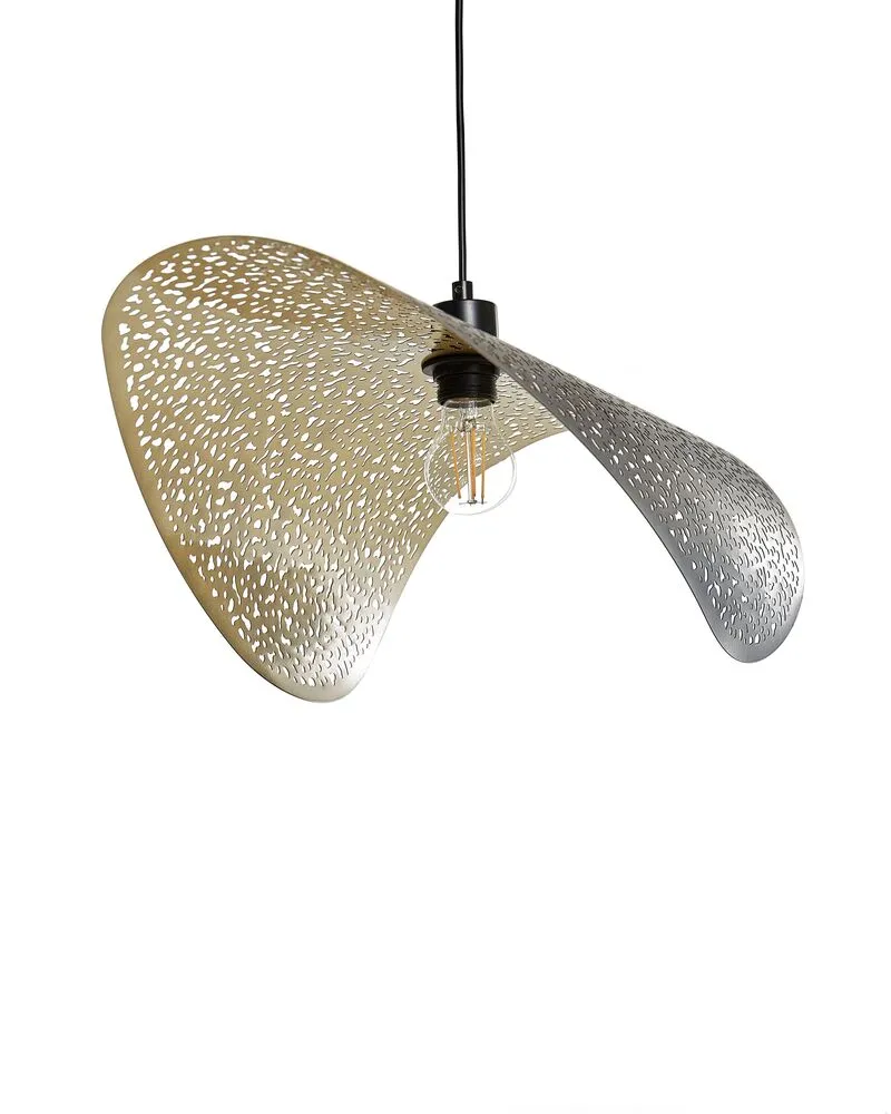 Lampe suspendue en métal noir MAHI - Installation Facile