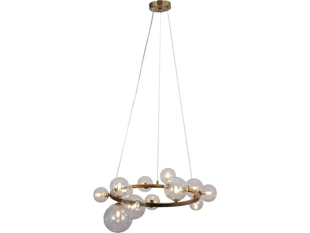 Lampe suspendue Yosie effet brossé