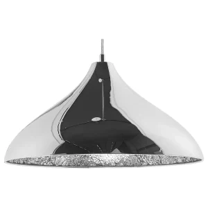 Lampe suspension argenté ISKAR IP44 pour salle de bain