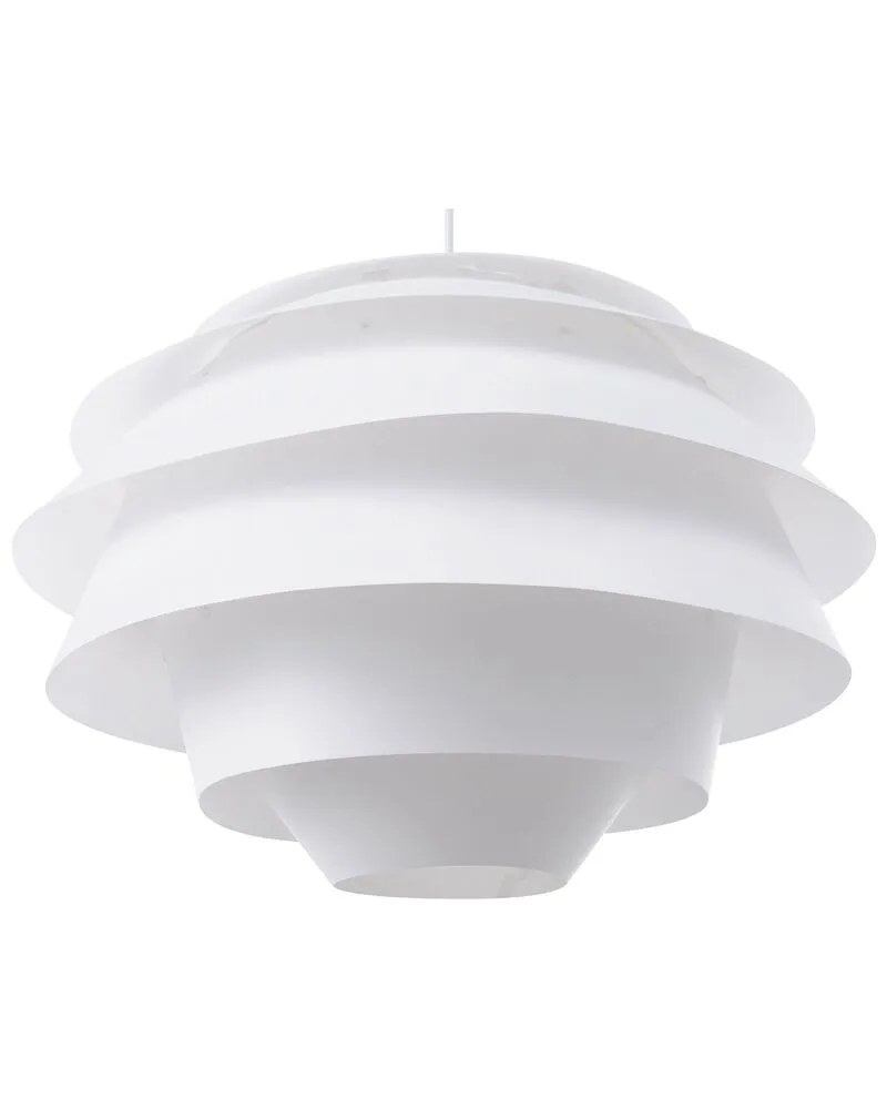 Lampe suspension blanc CONGO en acrylique dépoli