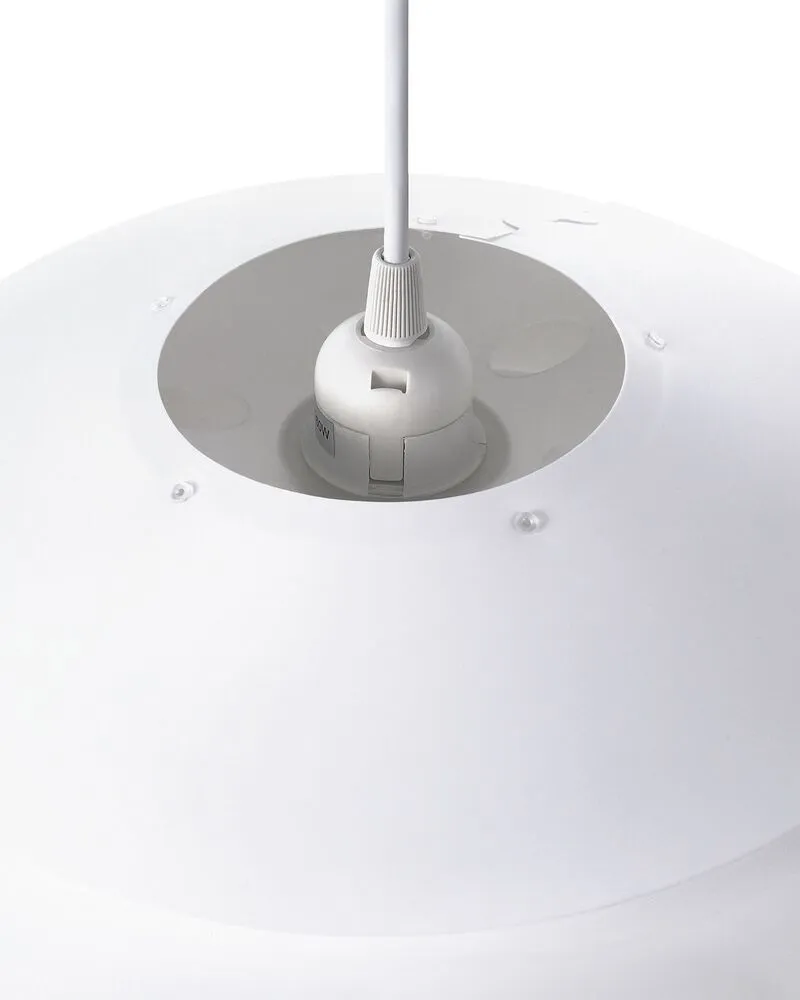 Lampe suspension blanc CONGO en acrylique dépoli