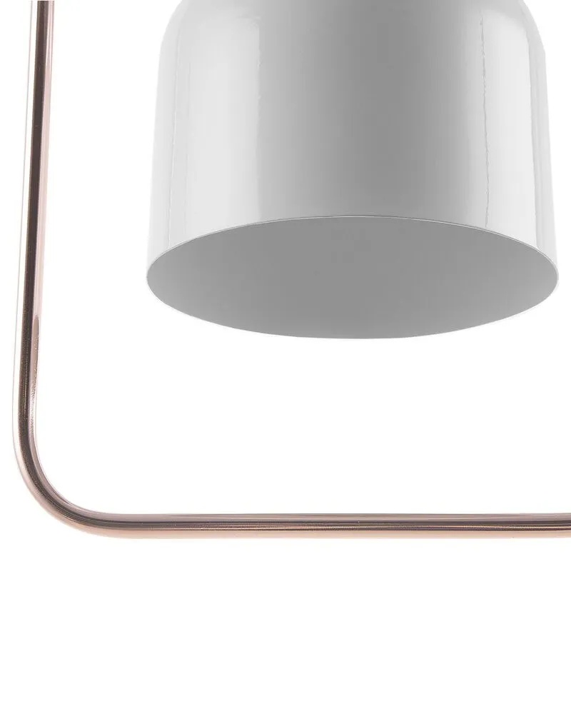 Lampe suspension blanc MAVONE avec diffuseur opale