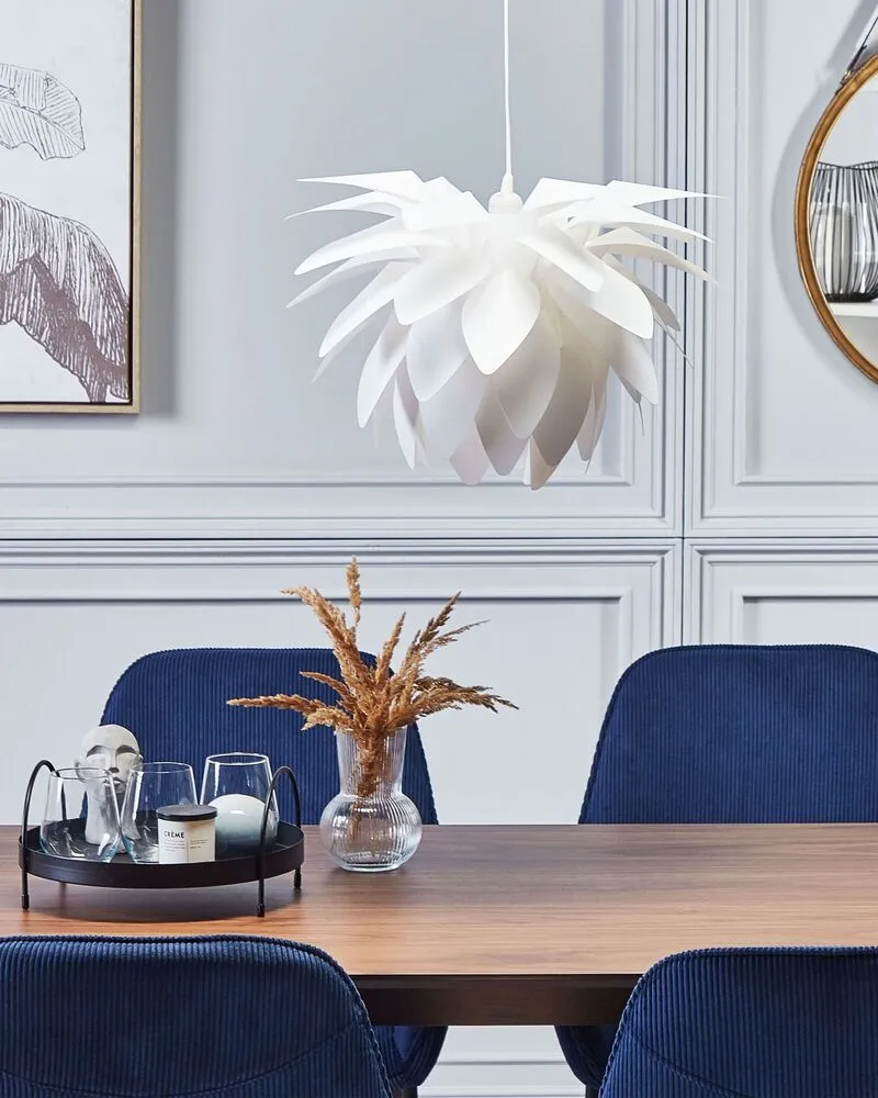 Lampe suspension blanc MUSONE avec diffuseur opale