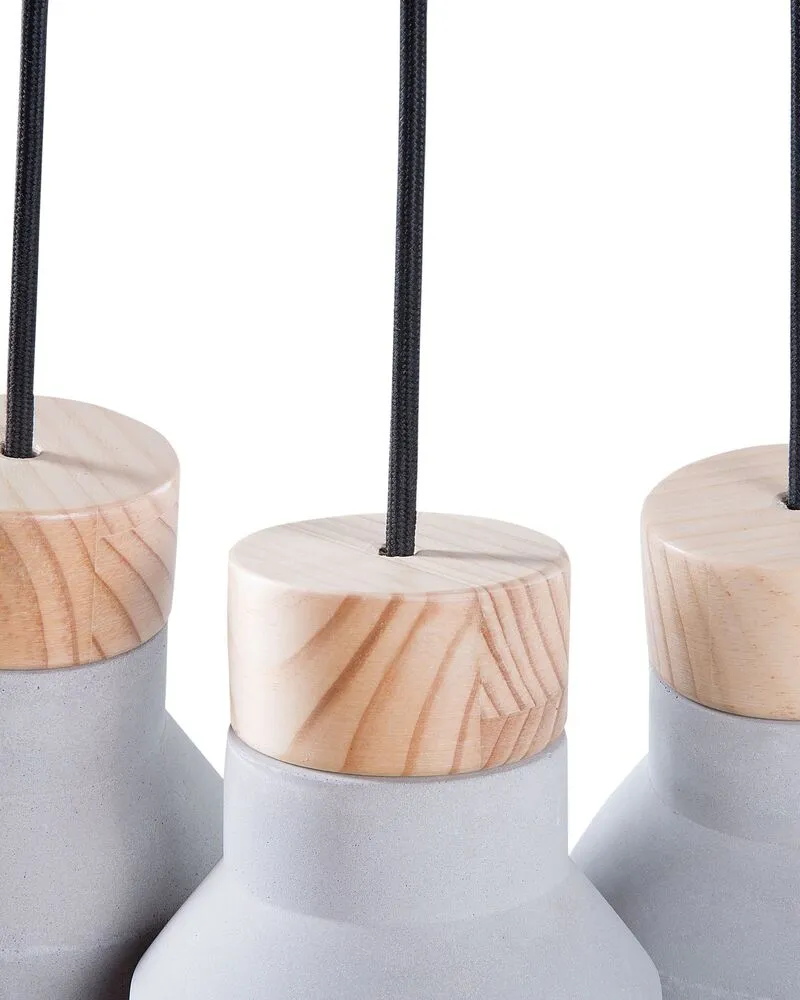 Lampe suspension en béton BAHT Sans outil d'installation