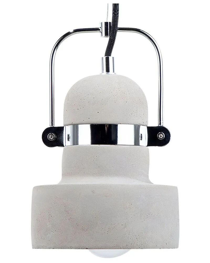 Lampe suspension en béton gris VERDE avec fixation réglable