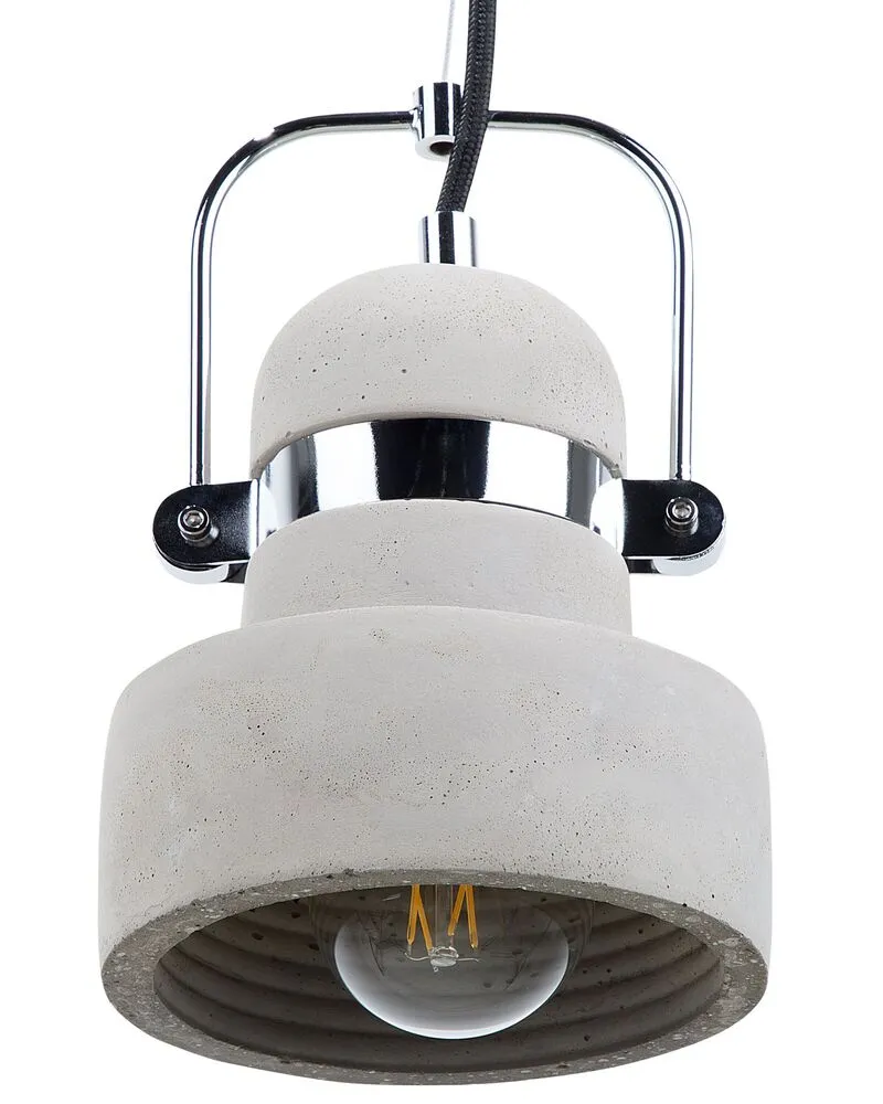 Lampe suspension en béton gris VERDE avec fixation réglable