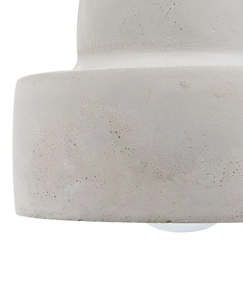 Lampe suspension en béton gris VERDE avec fixation réglable